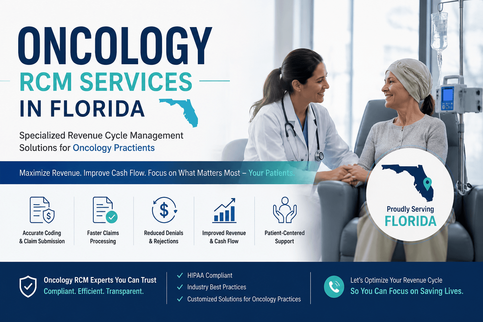Oncology Billing Services & AI-Powered RCM in Florida 2026: Complete Guide for Cancer Centers, Radiation Oncology & Hematology Practices